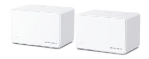 Mercusys Halo H80X | 2 Unidades, Sistema Mesh, WiFi 6, Dual-band, Até 2402Mbps (5 GHz) + Até 574 Mbps (2.4GHz), 3 x LAN Gigabit